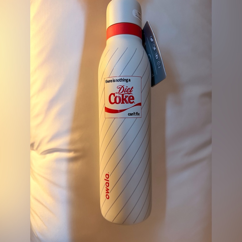 Diet Coke x Owala White & Red Stainless Bottle